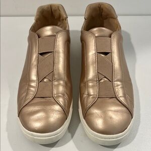 Fabletics Rose Gold Slip-On Sneakers